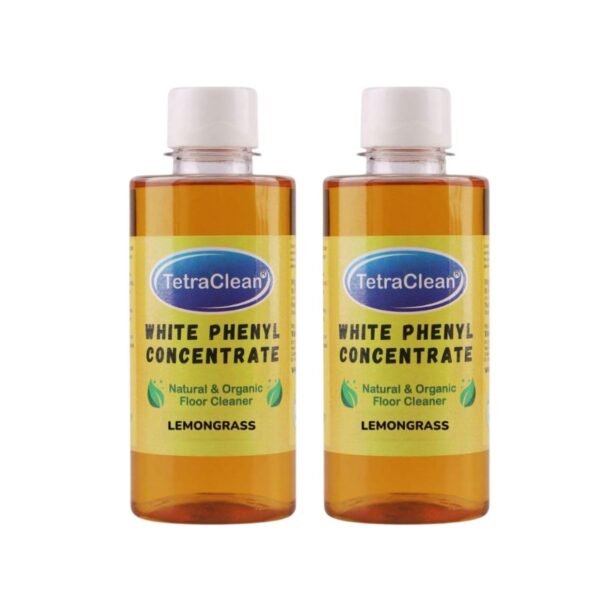TetraClean White Phenyl Concentrate Liquid | All-in-One Surface Cleaner | Make 20L White floor cleaner| Use Hospitals, Homes & Offices, Bathroom,